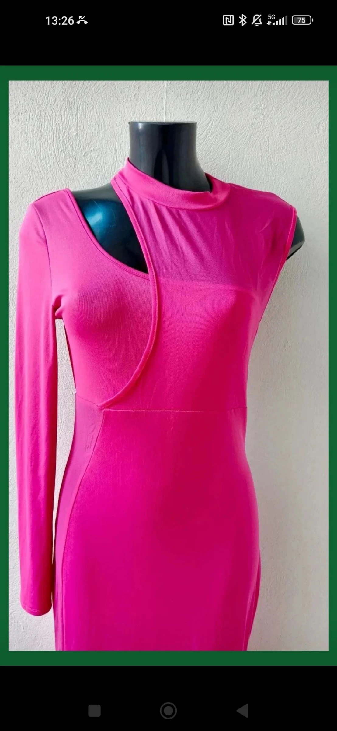 Robe longue rose fuchsia – photo 10